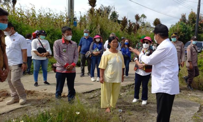 Bupati Simalungun Meninjau Lokasi Haroan Bolon dan Meresmikan Bangunan Desa Wisata Kecamatan Dolok Pardamean