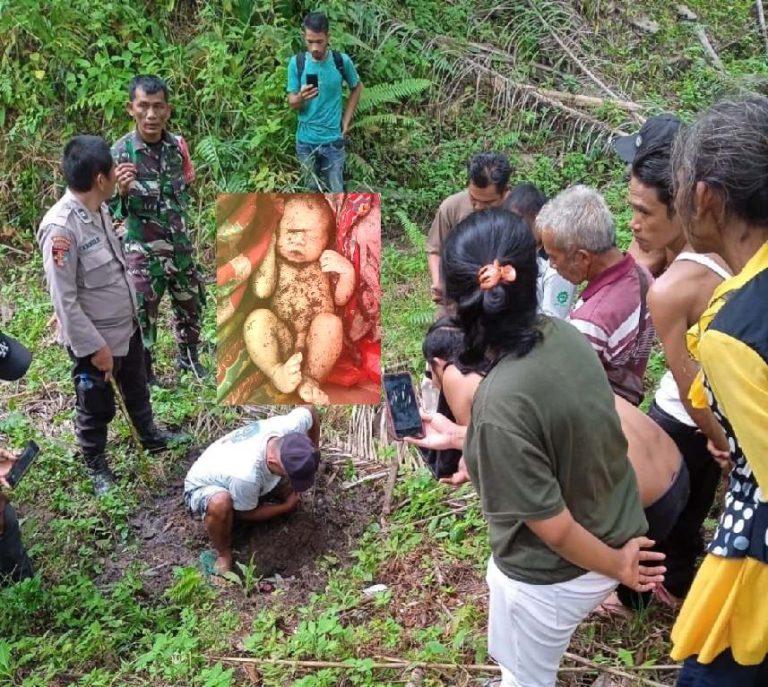Gawatt..!! Seorang Bayi Ditemukan Tak Bernyawa, Usai Dikubur Ibu Kandungnya