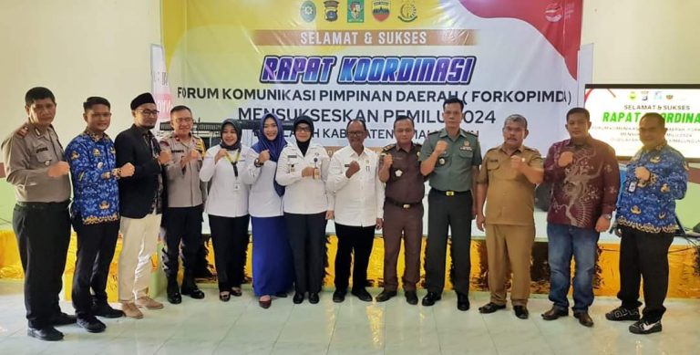 Sukseskan Pemilu 2024, Pemkab Simalungun Bersama Forkopimda Simalungun Gelar Rakor