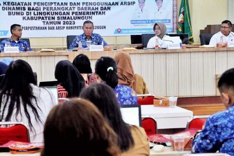 Pemkab Simalungun Gelar Kegiatan Penciptaan dan Penggunaan Arsip Dinamis