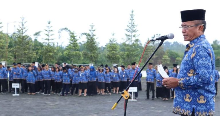 ASN Pemkab Simalungun Laksanakan Upacara HKN