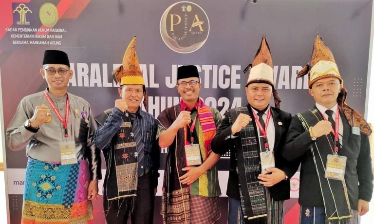 Pemkab Simalungun Raih Penghargaan Panselda Terbaik di Voting TOP Favorit Publik Paralegal Justice Award 2024.