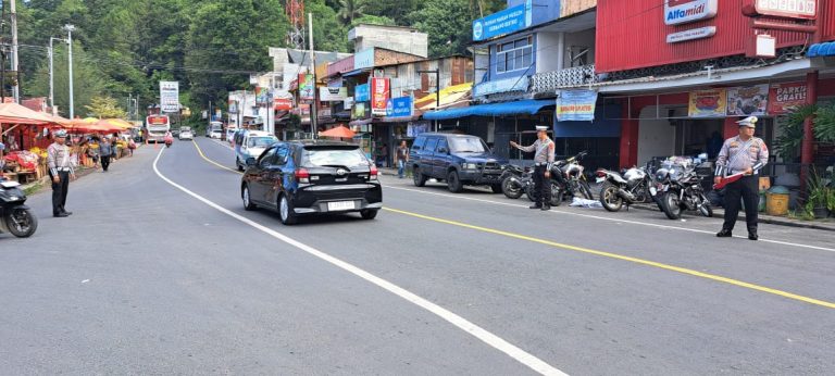 Polres Simalungun Siagakan Personel Antisipasi Kemacetan dan Balap Liar Selama Libur Panjang