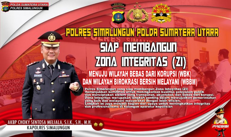 Polres Simalungun Siap Wujudkan Zona Integritas, Tingkatkan Pelayanan Publik dan Transparansi